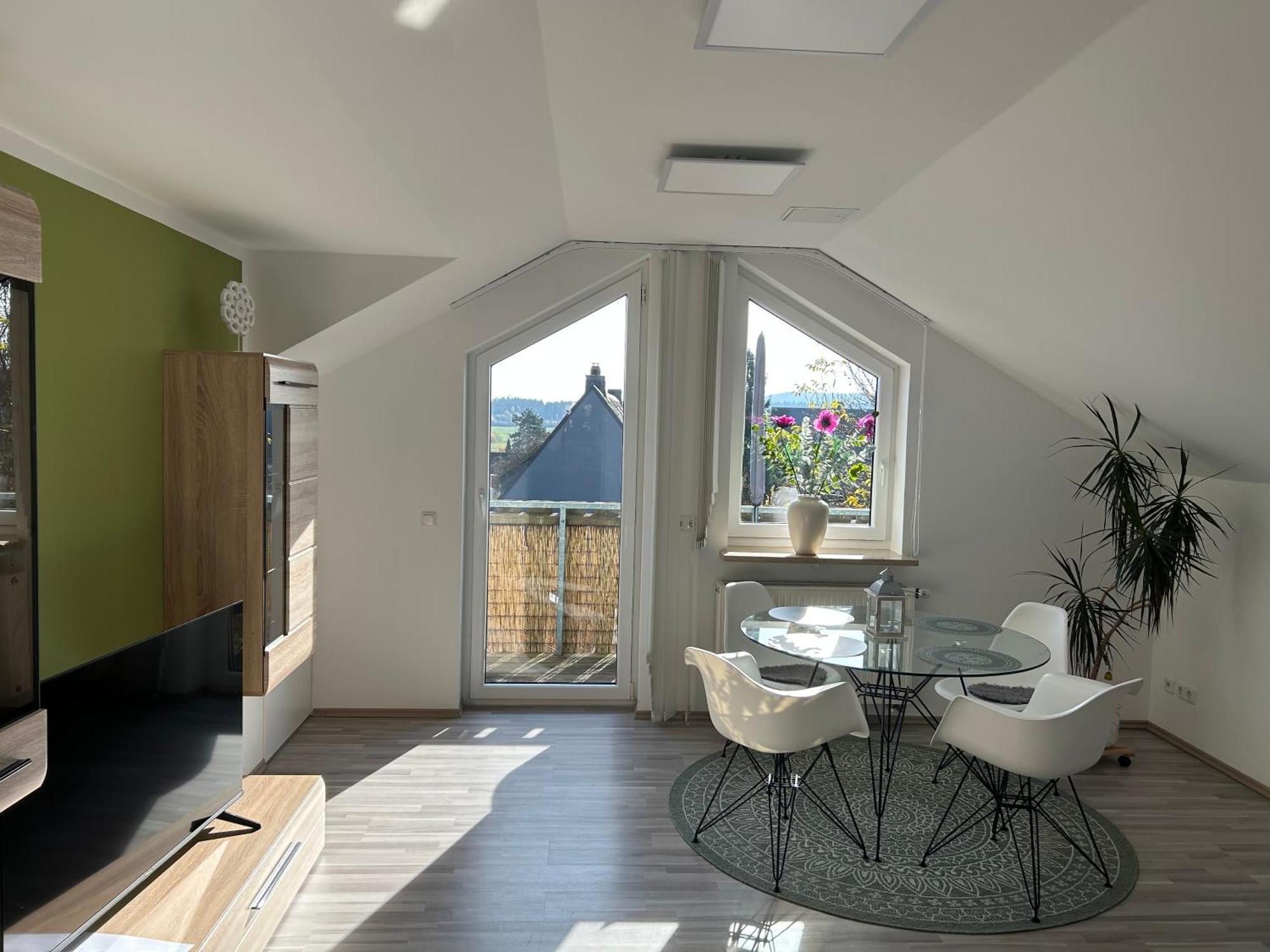 Apartment Kornbergblick Schwarzenbach an der Saale المظهر الخارجي الصورة